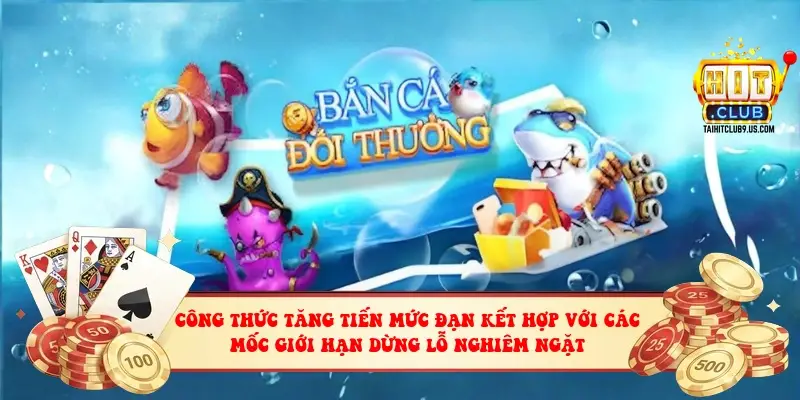 Công thức tăng tiến mức đạn kết hợp với các mốc giới hạn dừng lỗ nghiêm ngặt