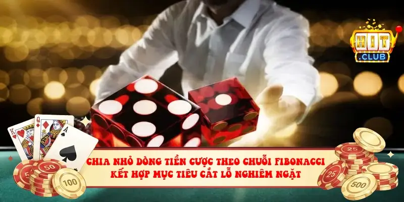 Chia nhỏ dòng tiền cược theo chuỗi Fibonacci kết hợp mục tiêu cắt lỗ nghiêm ngặt