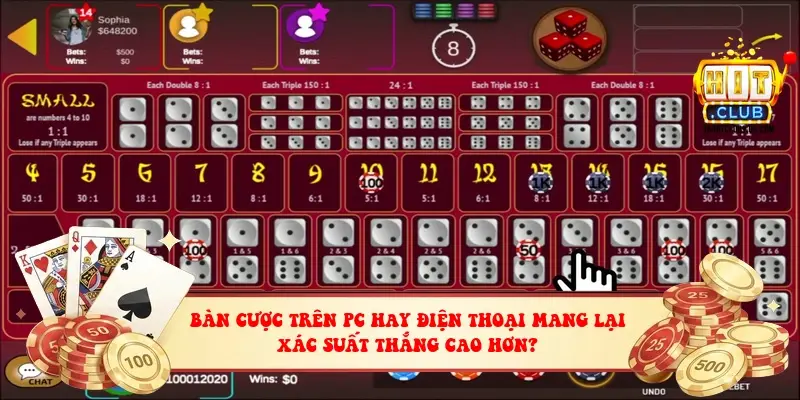 Bàn Cược Trên PC Hay Điện Thoại Mang Lại Xác Suất Thắng Cao Hơn?